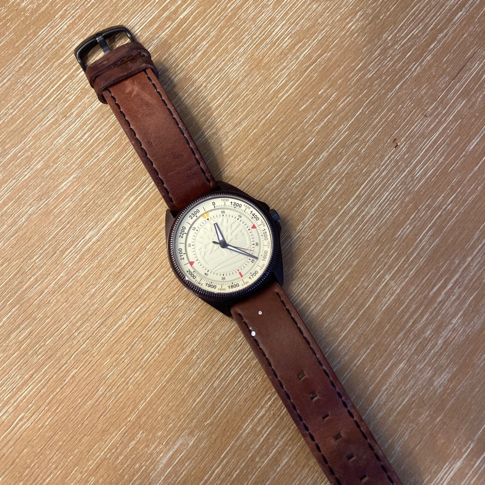 Timberland Mens Leather Watch